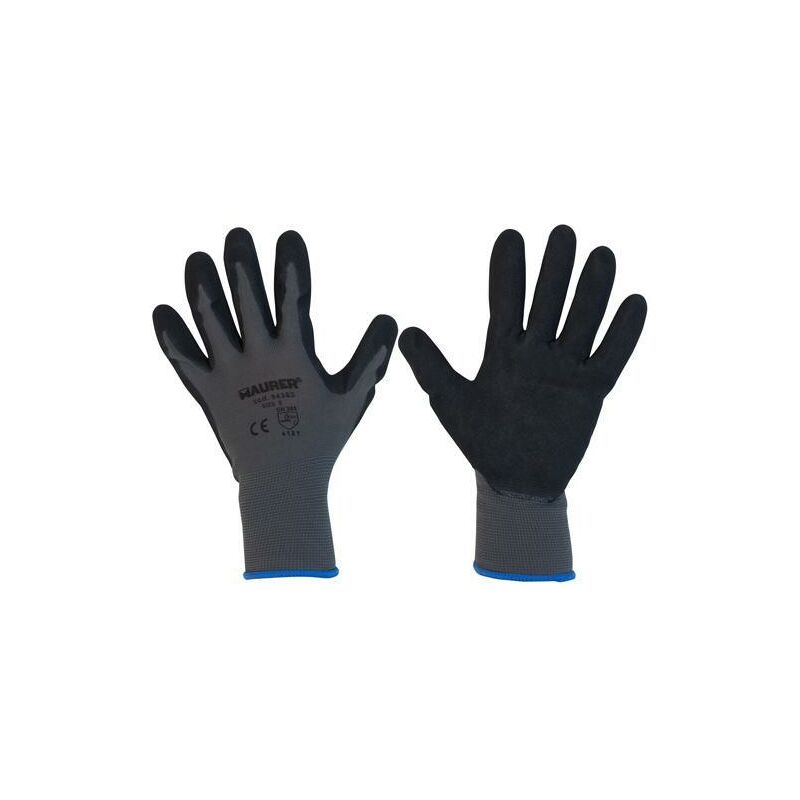 foto del prodotto guanti lavoro nitrile nitrofit tg.10 maurer dorso nylon cf. cavali