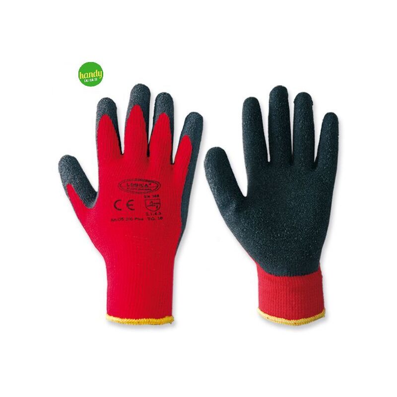 foto del prodotto guanti logica in para maglia cotone rosso nero 24 x 10 x 2 cm