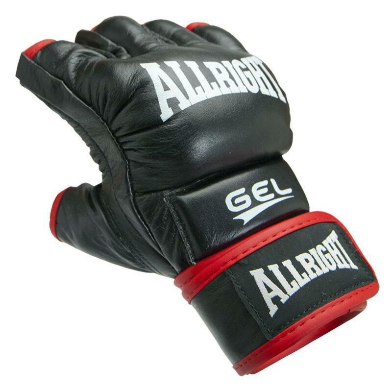 foto del prodotto guanti mma pro in pelle neri rs