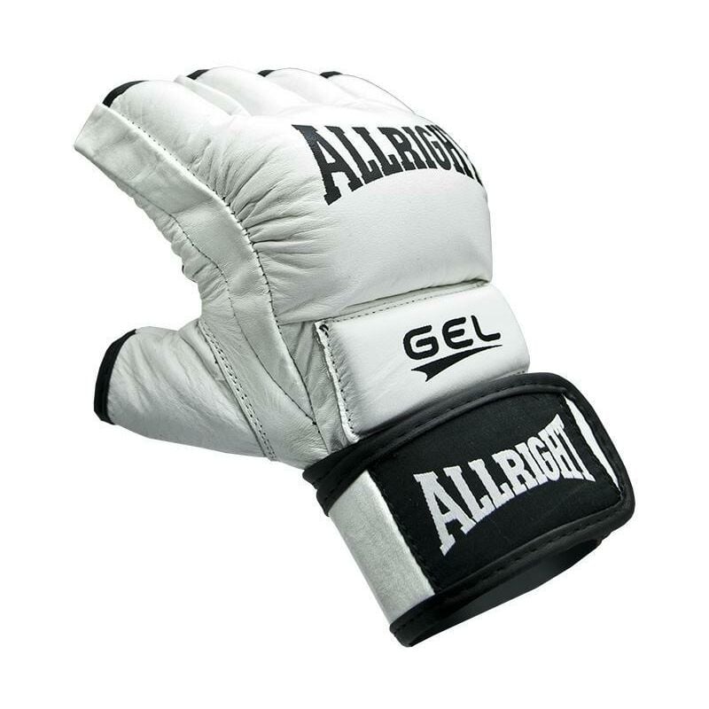 foto del prodotto guanti mma pro pu, taglia xl, bianchi