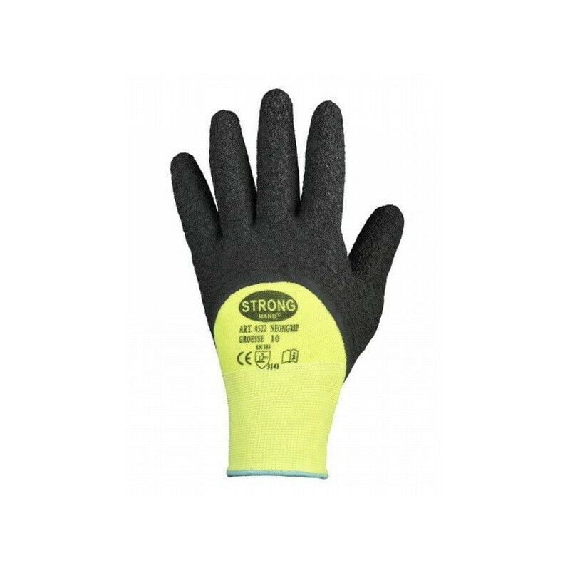 foto del prodotto guanti neongrip size 11 fluo giallo nero in 420. in 388 psa ii stronghand di 12 