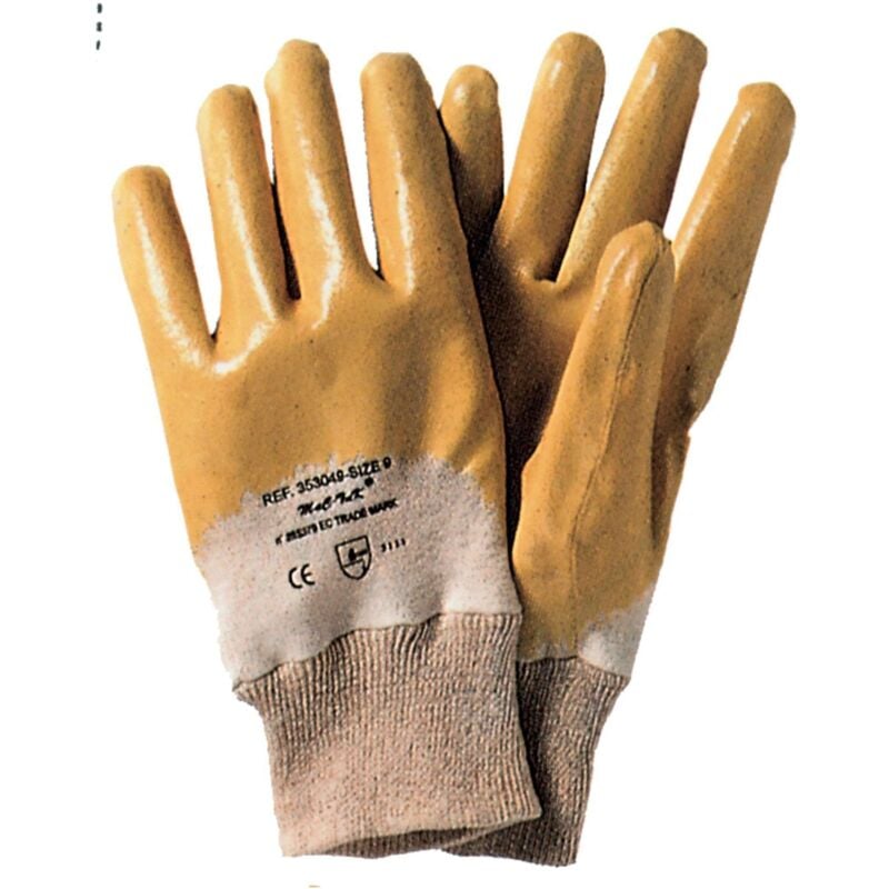 foto del prodotto guanti nitrile giallo c pol.tg. 9 rif.72160