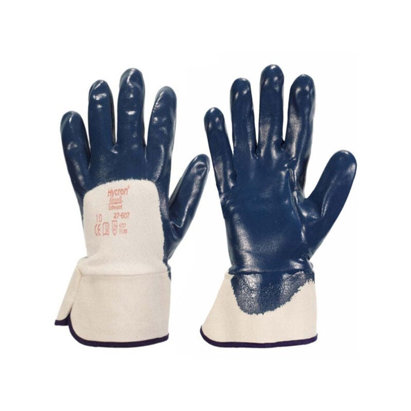 foto del prodotto guanti nitrile hycron manichetta 10 ansell