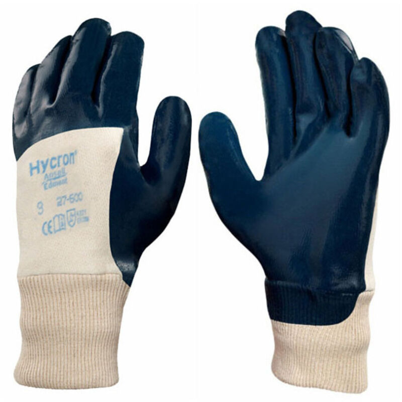 foto del prodotto guanti nitrile hycron polsino 9 ansell