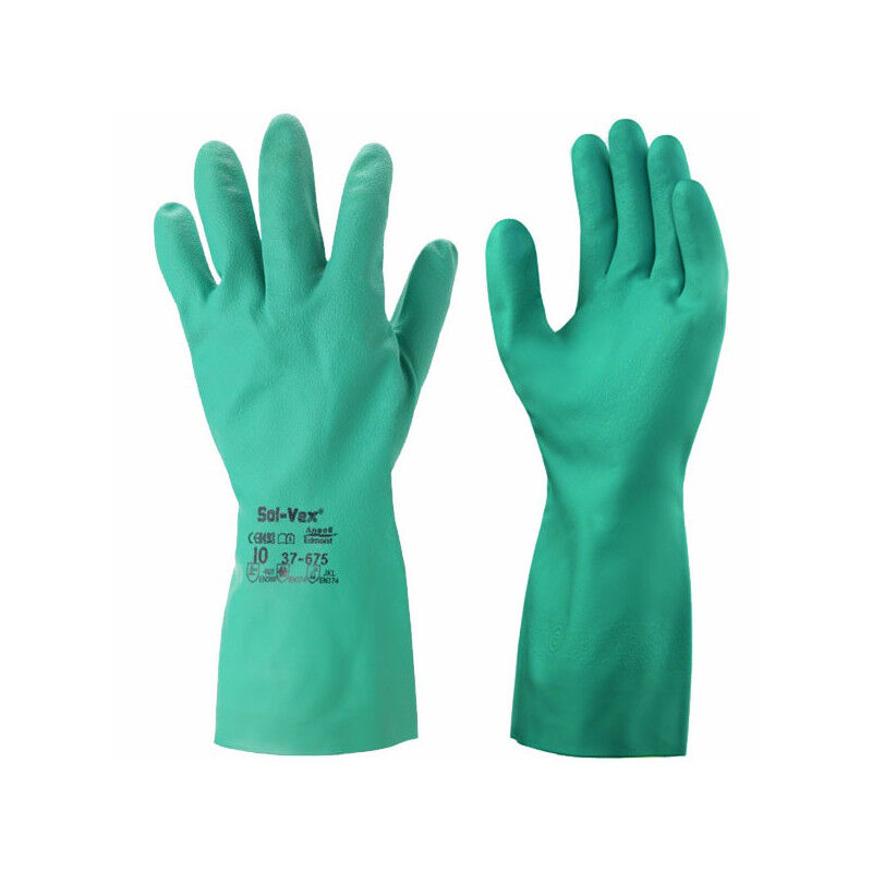 foto del prodotto guanti nitrile solvex plus 10 ansell