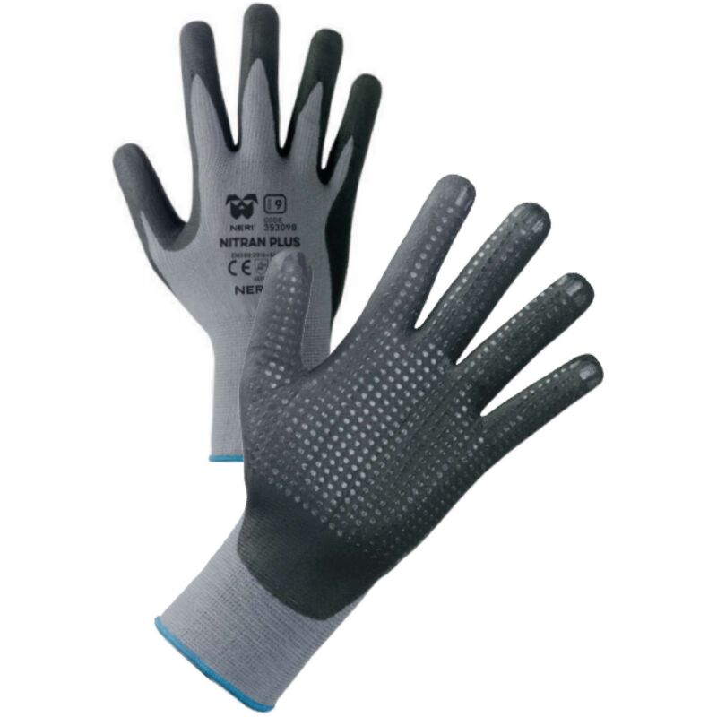 foto del prodotto guanti nylon nitrile nitran plus tg.10 12 pa