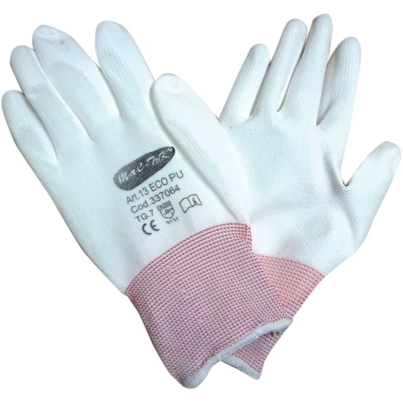foto del prodotto guanti nylon poliuretano 13 eco tg. 8 12 pa