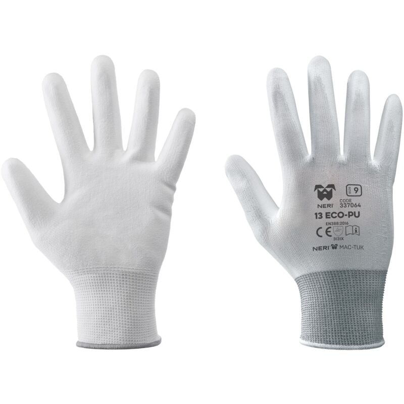 foto del prodotto guanti nylon poliuretano 13 eco tg. 8