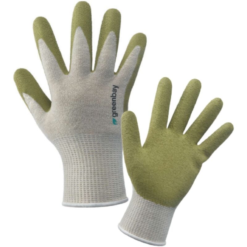 foto del prodotto guanti poliestere lattice planet raw tg. 9 eco 6 pa