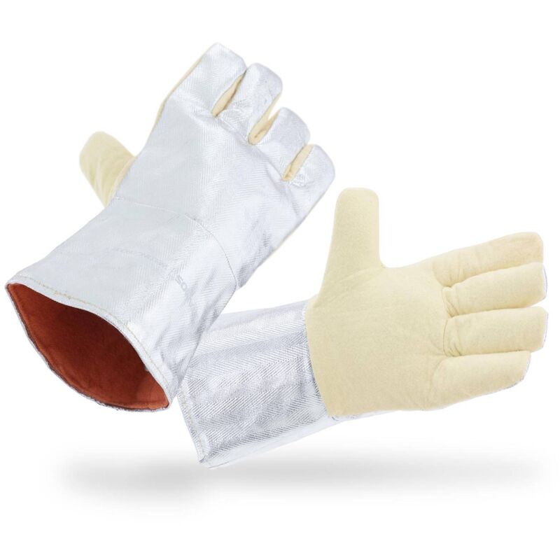 foto del prodotto guanti saldatura fibra aramidica lunghezza 35 cm