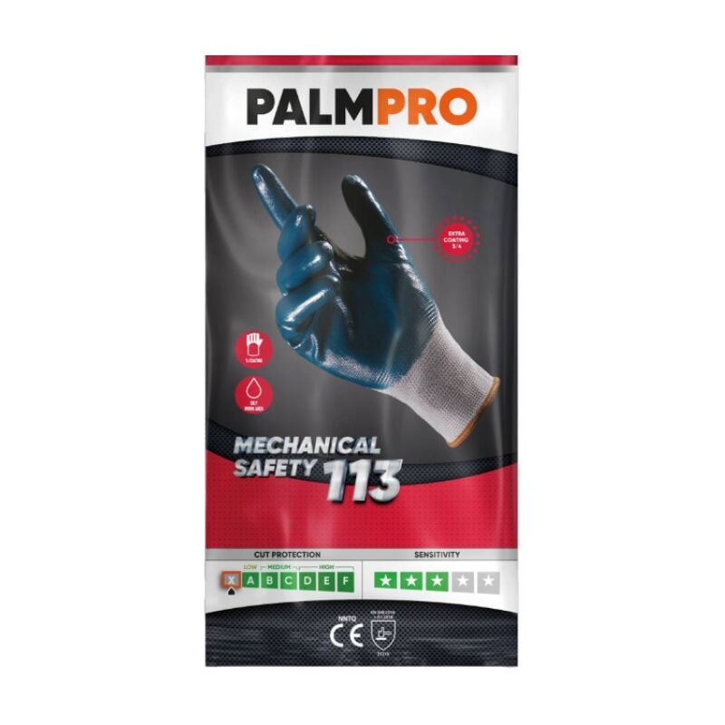 foto del prodotto guanti so.di.fer rivestimento sintetico in nitrile taglia 8 l f29783
