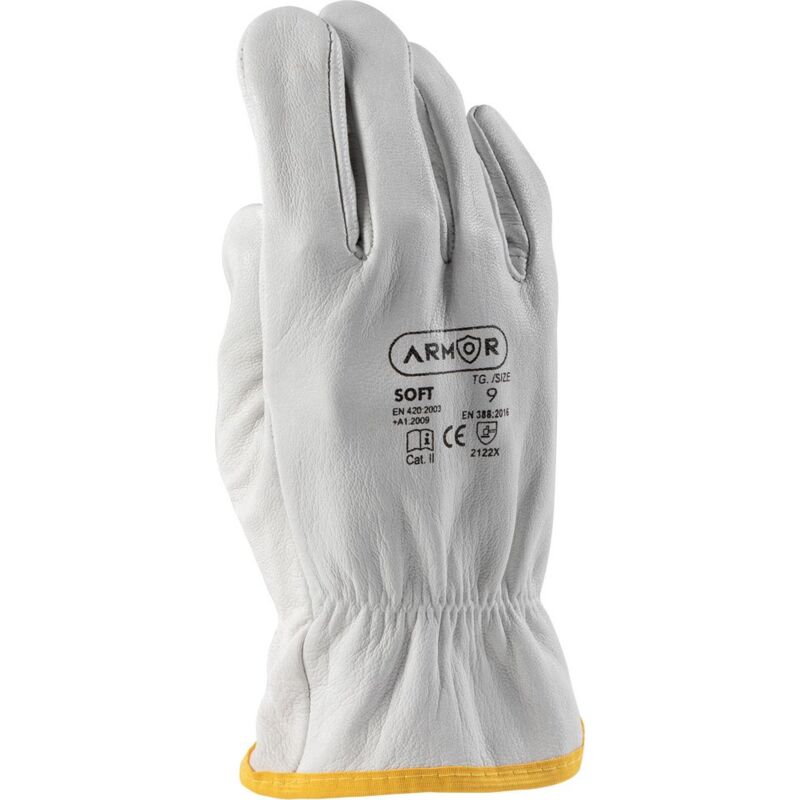 foto del prodotto guanti soft in pelle di capra taglia 9
