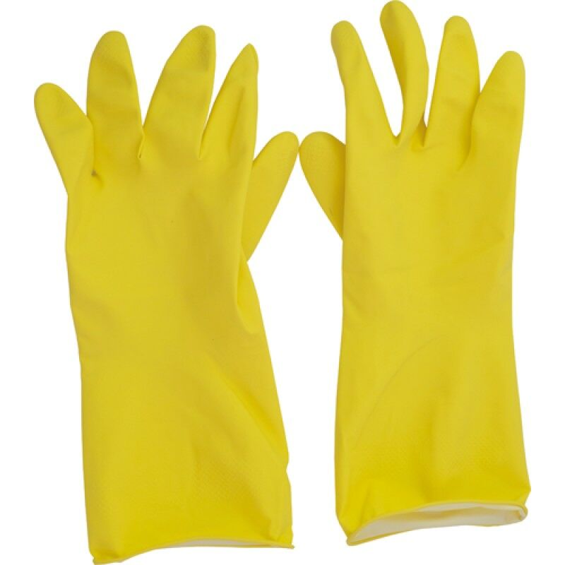 foto del prodotto guanti uso domestico lattice tg.l maurer giallo