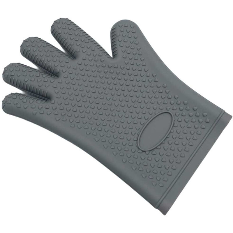 foto del prodotto guanto da cucina in silicone a 5 dita