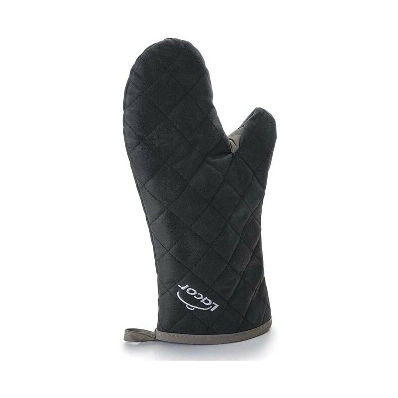 foto del prodotto guanto da cucina in tessuto ignifugo lacor 36 cm nero