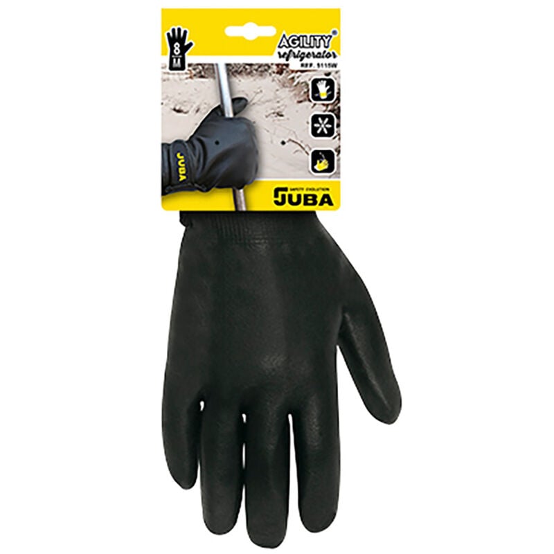 foto del prodotto guanto da lavoro a freddo in schiuma di nitrile fodera in pile polar taglia 7 juba