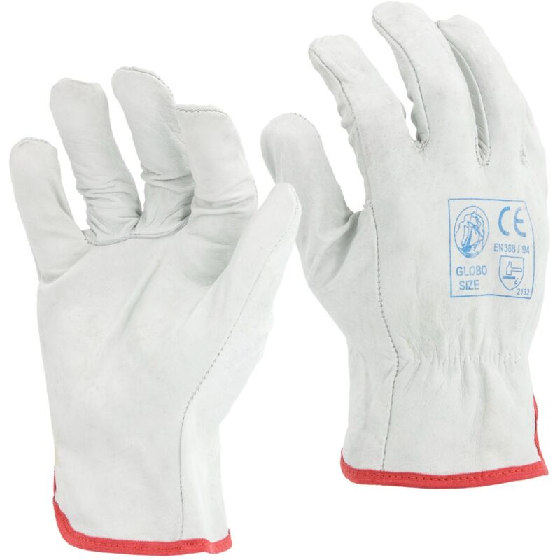 foto del prodotto guanto fiore vitello bianco orlato ottima resistenza 11 xxl 1 paio sti