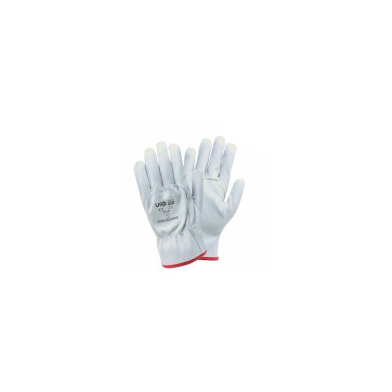 foto del prodotto guanto fiore vitello tg.9 bianco