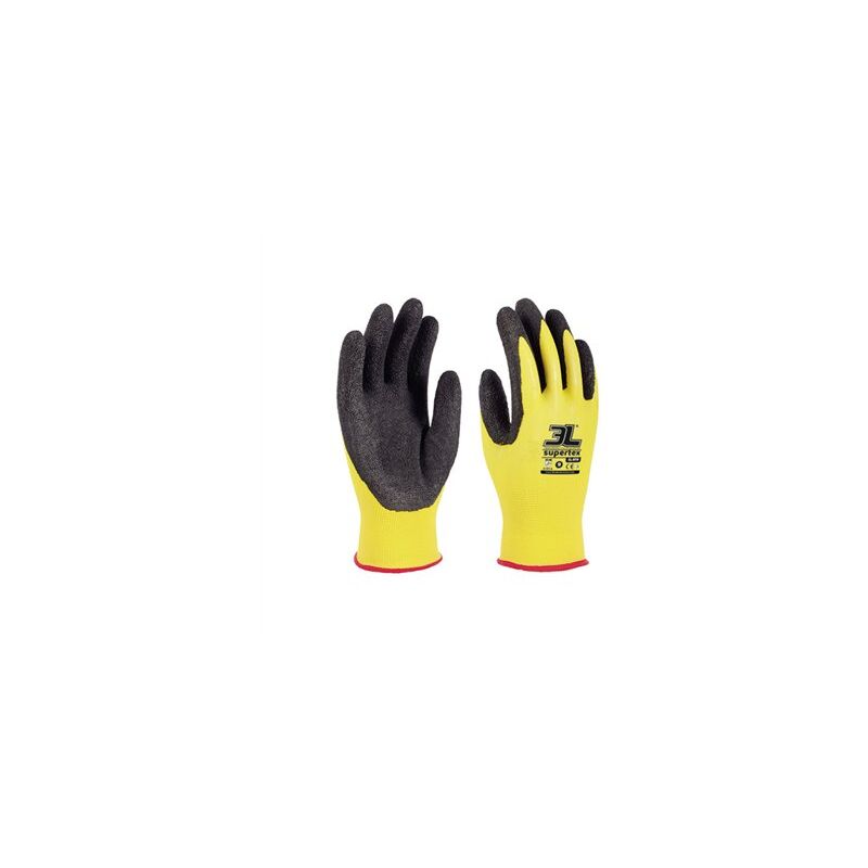 foto del prodotto guanto in lattice ruvido supertex taglia grande 9 3l