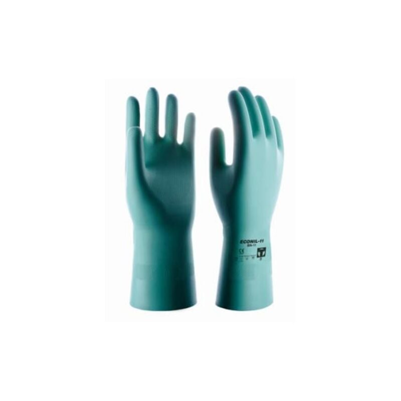 foto del prodotto guanto in nitrile sati econil 11 sulfatar chimico cat2 t 10bn11 3l