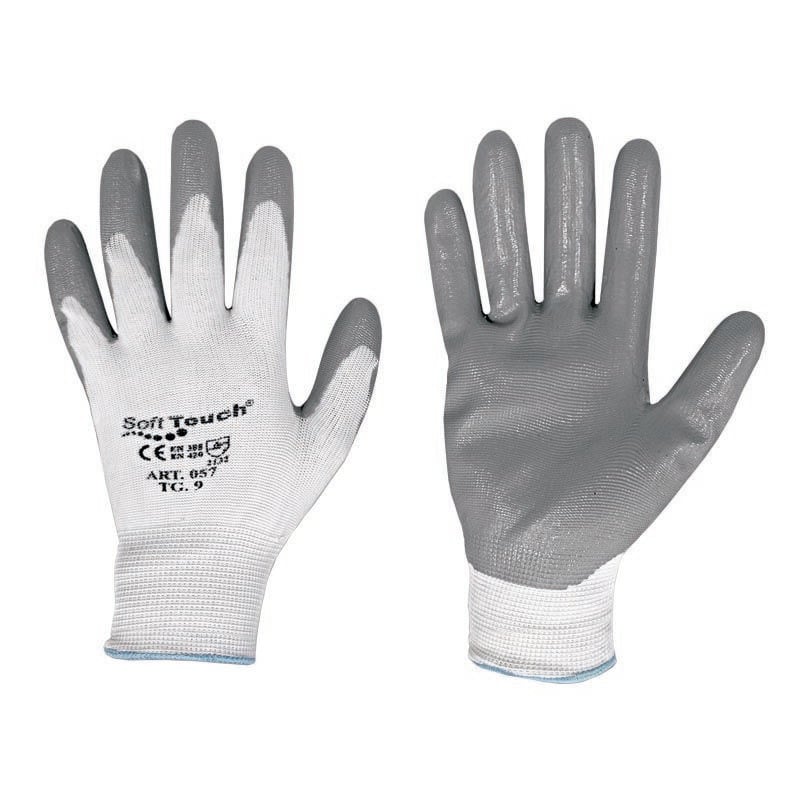 foto del prodotto guanto in nylon nitrile taglia 10 idrhaus