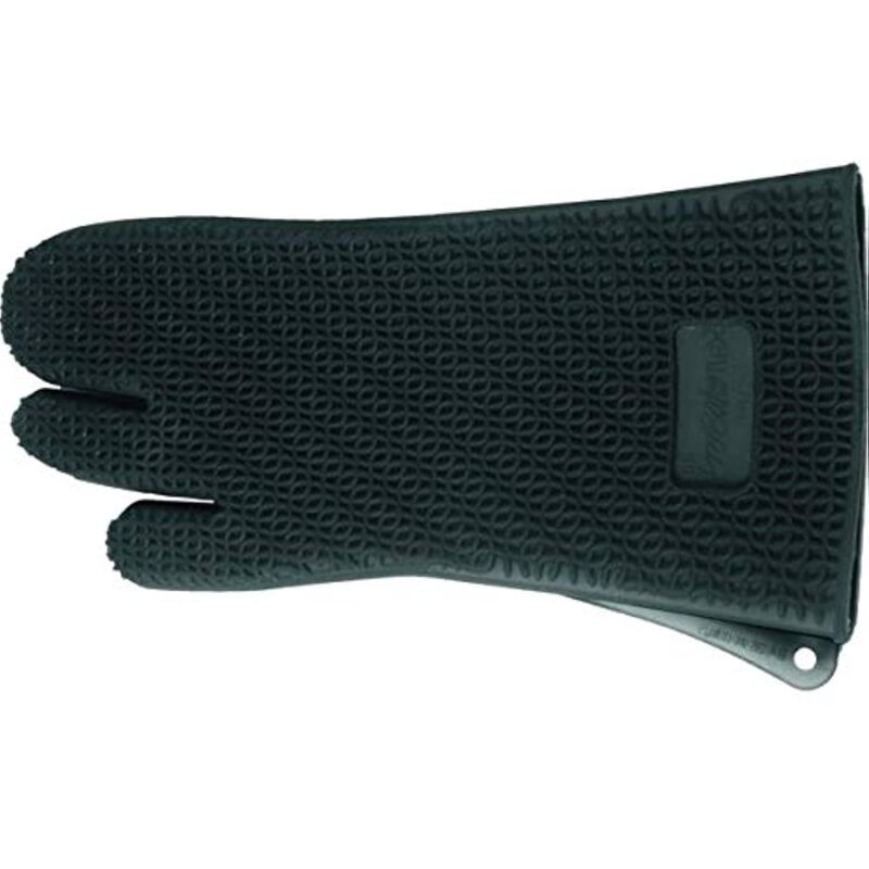 foto del prodotto guanto in silicone, colore nero, misure 250 x 168 mm, silikomart