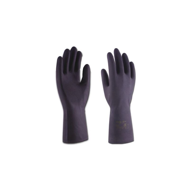 foto del prodotto guanto industriale chimico acido in neoprene lattice t 9 neotex 3l