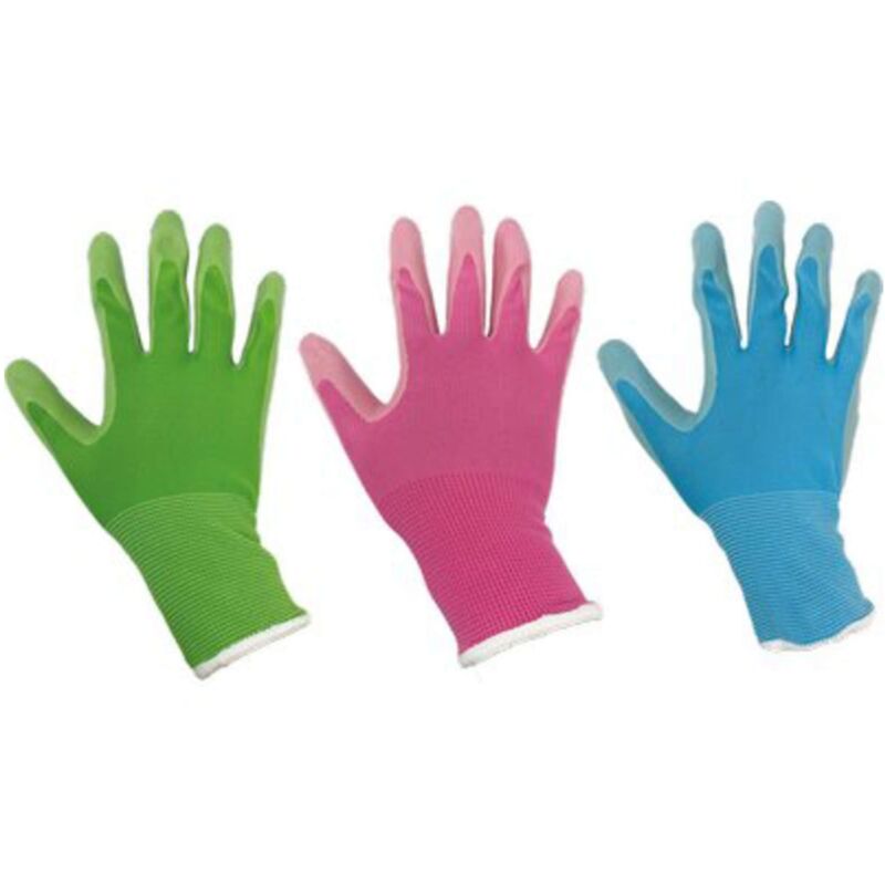 foto del prodotto guanto nitrile garden workit maglia leggera sintetico col. assortito 9 12 paia