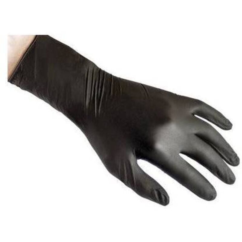 foto del prodotto guanto nitrile monouso nero 78 reflexx