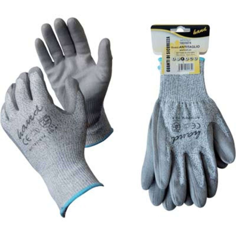foto del prodotto guanto poliuretano grigio antitaglio hand maglia pesante sintetico grigio 8 conf. da 12pa