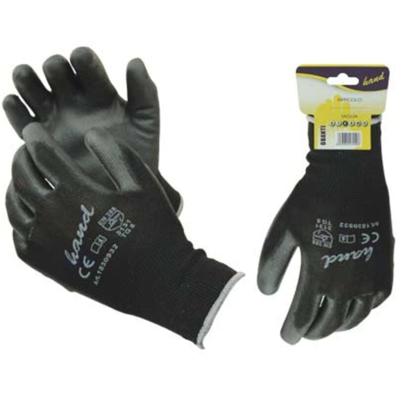 foto del prodotto guanto poliuretano nero workit maglia leggera sintetico nero 6 12 paia
