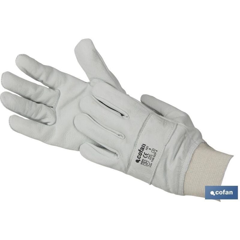 foto del prodotto guanto regolabile in pelle pieno fiore rinforzata taglia 10