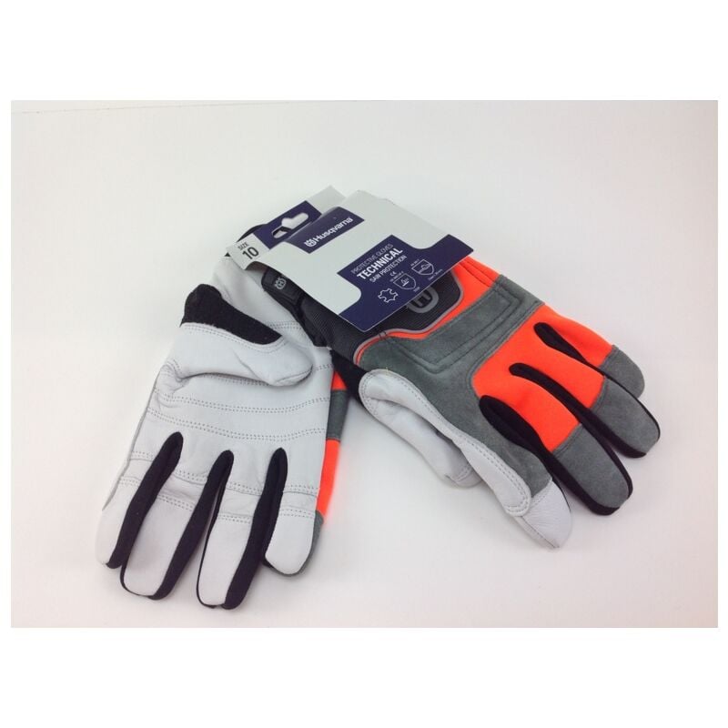 foto del prodotto guanto technical con protezione antitaglio originale husqvarna 595003410 tg 10