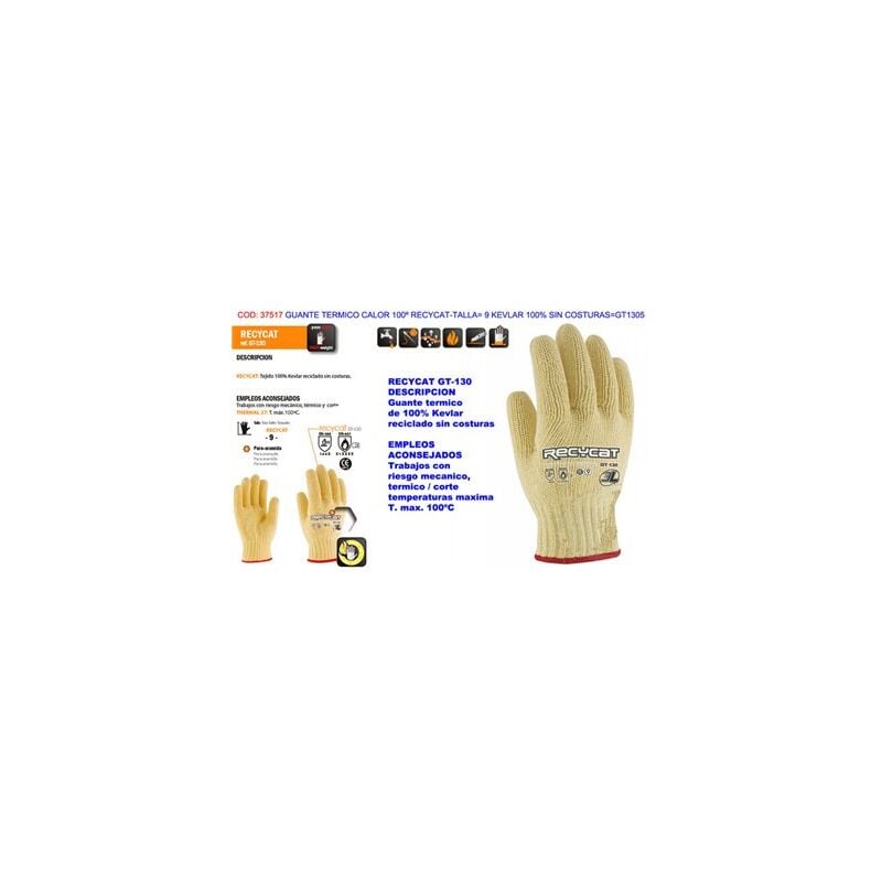 foto del prodotto guanto termico riciclato 100 kevlar heat 100 taglia 9 s costgt1305