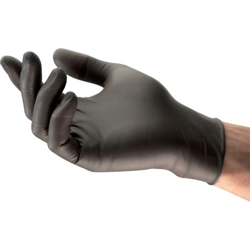 foto del prodotto guanto touchntuff 93 250 gr.7,5 8 nitrile antracite 100 pz. scatola