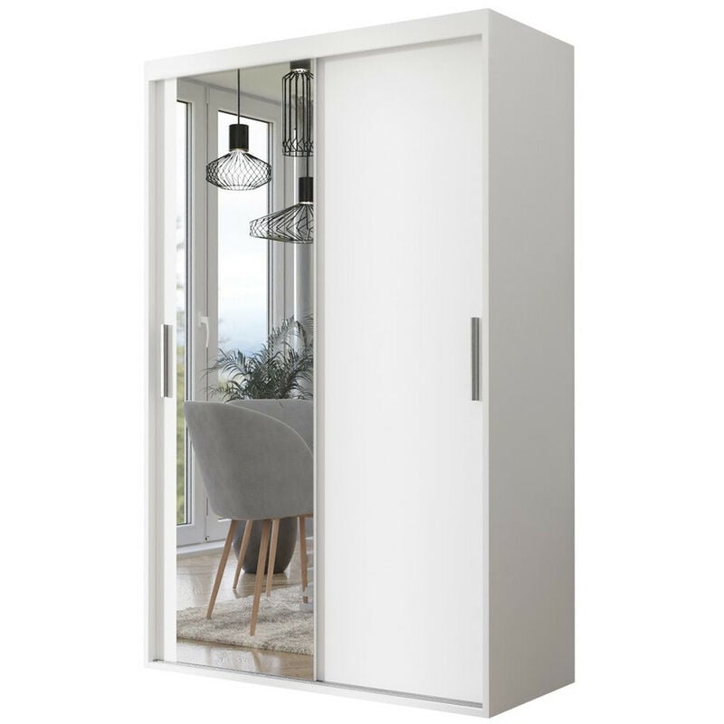 foto del prodotto guardaroba apopka 100 , 205x120x60cm, porte guardaroba scorrevoli, numero di ripiani 0
