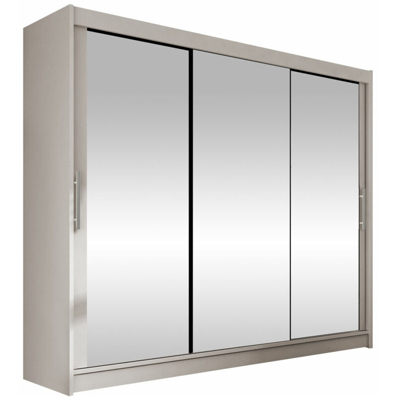 foto del prodotto guardaroba closico 119, cachemire, 215x250x58cm, porte guardaroba scorrevoli, numero di ripiani 0, led senza