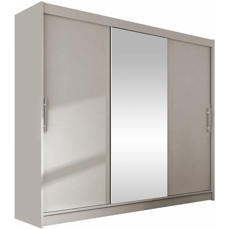 foto del prodotto guardaroba closico 122, cachemire, 215x250x58cm, porte guardaroba scorrevoli, numero di ripiani 0, led senza