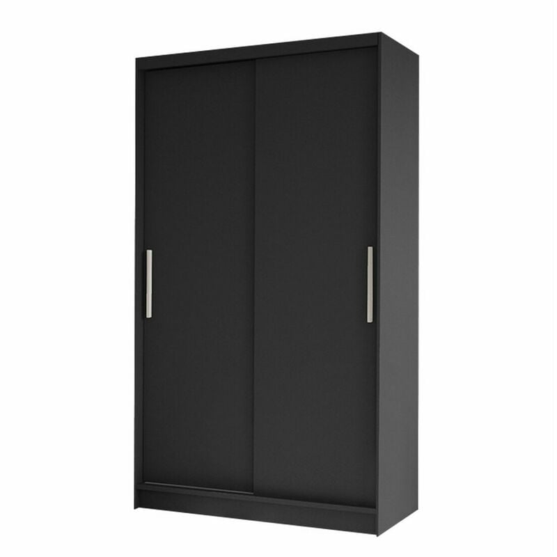 foto del prodotto guardaroba closico 162, nero, 200x100x58cm, porte guardaroba: scorrevoli, numero di ripiani: 0