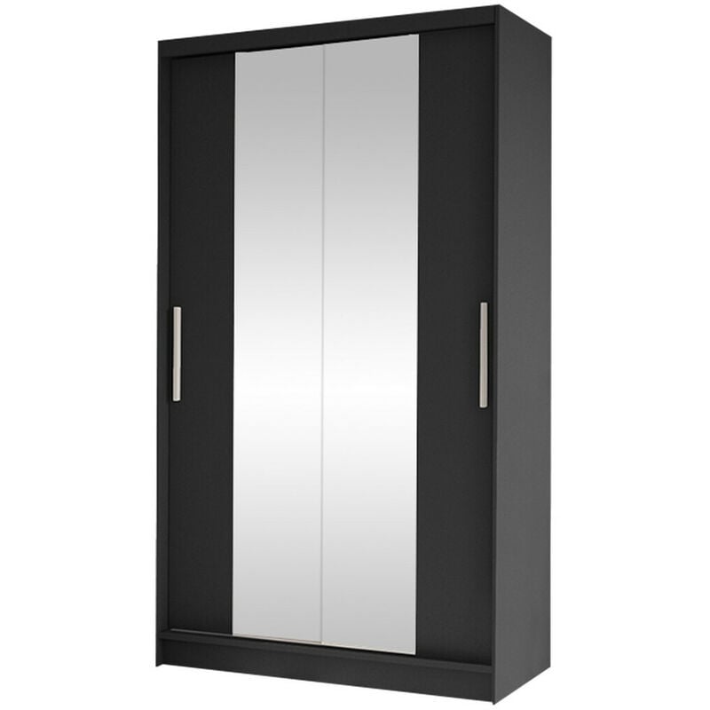 foto del prodotto guardaroba closico 163, nero, 200x100x58cm, porte guardaroba: scorrevoli, numero di ripiani: 0