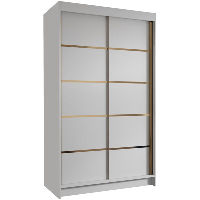 foto del prodotto guardaroba closico 189, bianco, 200x100x58cm, porte guardaroba scorrevoli, numero di ripiani 0