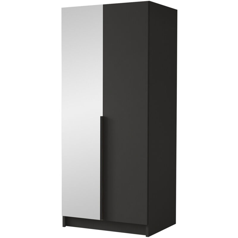 foto del prodotto guardaroba closico 194, nero, 215x100x58cm, porte guardaroba battenti, numero di ripiani 0