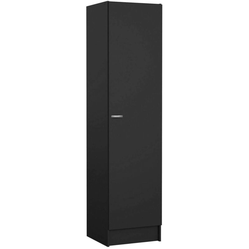 foto del prodotto guardaroba grande cecile, mobile camera da letto, cabina armadio portabiti, armadio appendiabiti, 49x47 h200 cm, nero dmora