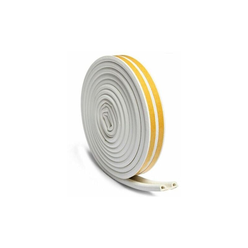 foto del prodotto guarnizione adesiva parafreddo 6 mt paraspifferi porte finestre gomma 0.9 cm p