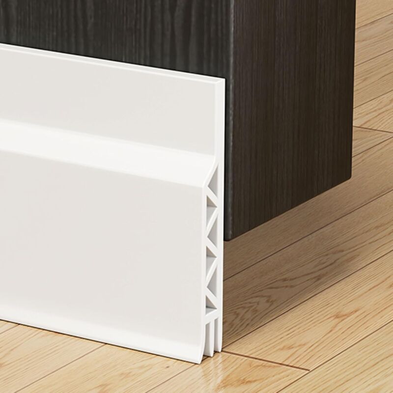 foto del prodotto guarnizione adesiva sottoporta, guarnizione autoadesiva inferiore per porta, antivento bianca sottoporta per riduzione del rumore, patio, isolamento