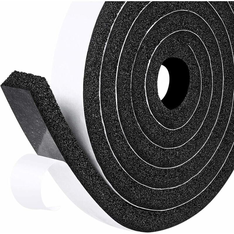 foto del prodotto guarnizione autoadesiva per sigillare porte finestre, guarnizione a striscia multiuso, 25 mm x 12 mm