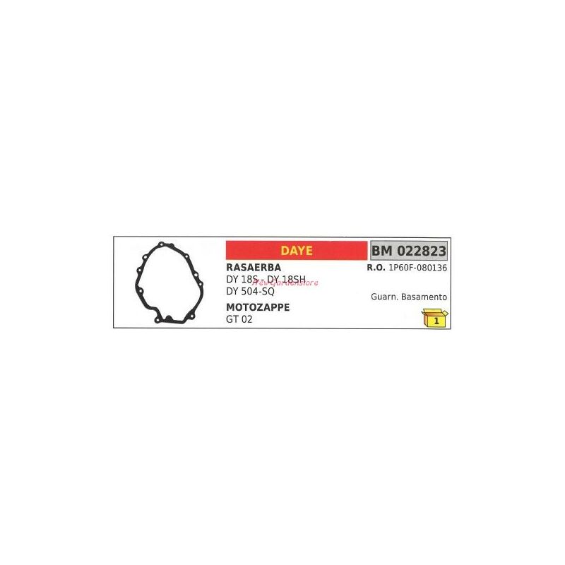 immagine 0 del prodotto guarnizione basamento daye motozappa gt 02 022823