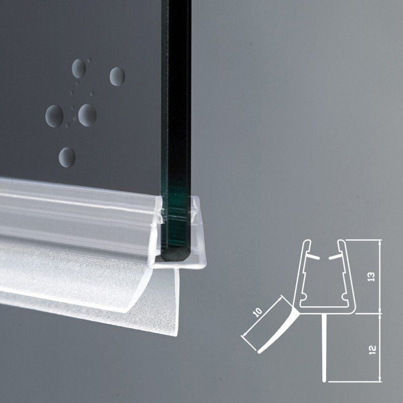 foto del prodotto guarnizione box doccia con gocciolatoio vetro 6mm 8mm ec 204