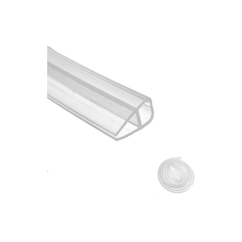 foto del prodotto guarnizione box doccia profilo a ricambio silicone trasparente 6mm 2mt 74230