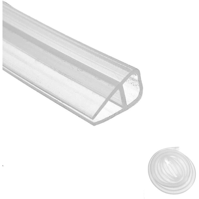 foto del prodotto guarnizione box doccia profilo a ricambio silicone trasparente 8mm 2mt 74231